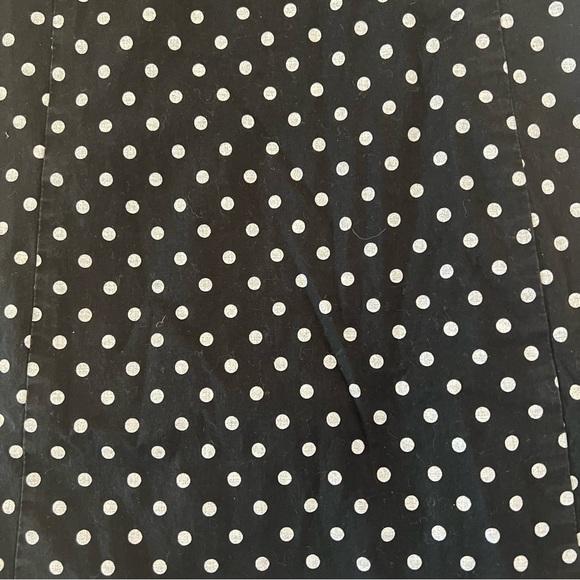 Ruby Rox Black White Polka Dot Strapless Retro Style Pinup Dress B18/22 - Picture 5 of 10